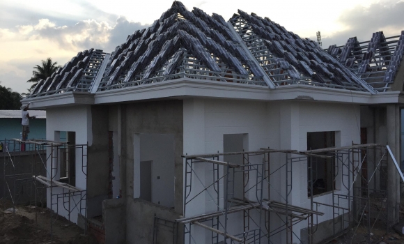 NoVotel Phú Quốc - Khung kèo mái lợp ngói