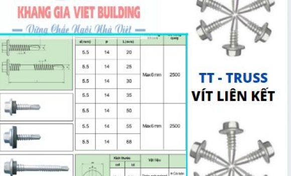 PKLK - VÍT LIÊN KẾT, BULONG, TẮC KÊ, PALL HỆ GIÀN THÉP MẠ