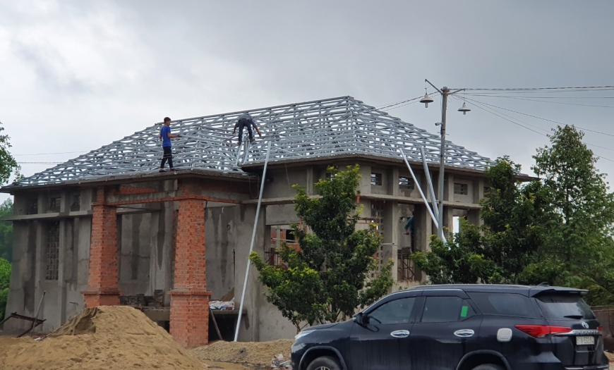 Hệ khung kèo thép chữ A