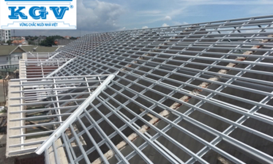 Xà gồ khung thép nhẹ tttruss Khang Gia Việt