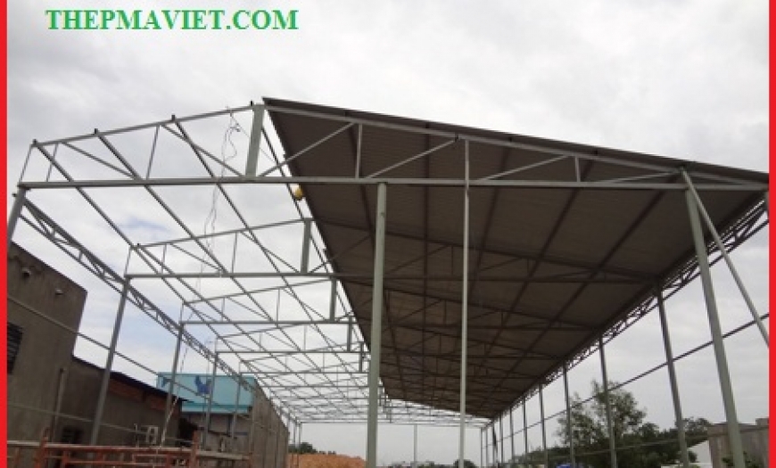 Khung kèo mạ kẽm nhẹ TT-TRUSS cho mái nhà